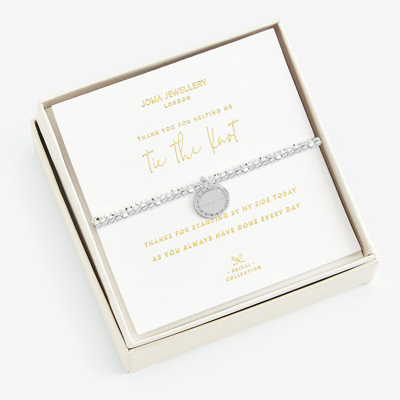 Joma Jewellery Boxed Bridal Collection Thank You For Helping Me Tie The Knot - Gifteasy Online