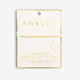 Joma Jewellery Anklet Disc Chain Gold - Gifteasy Online