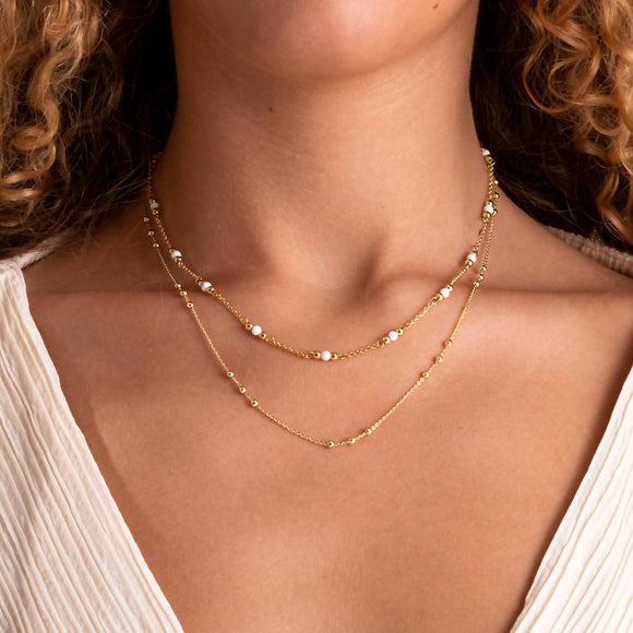 Joma Jewellery Howlite Necklace - Gifteasy Online