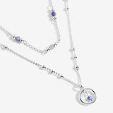 Joma Jewellery Bohemia Blue Lace Agate Necklace - Gifteasy Online
