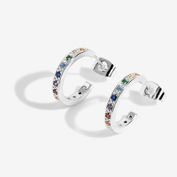 Joma Jewellery Colours of You Rainbow  Hoop Earrings - Gifteasy Online