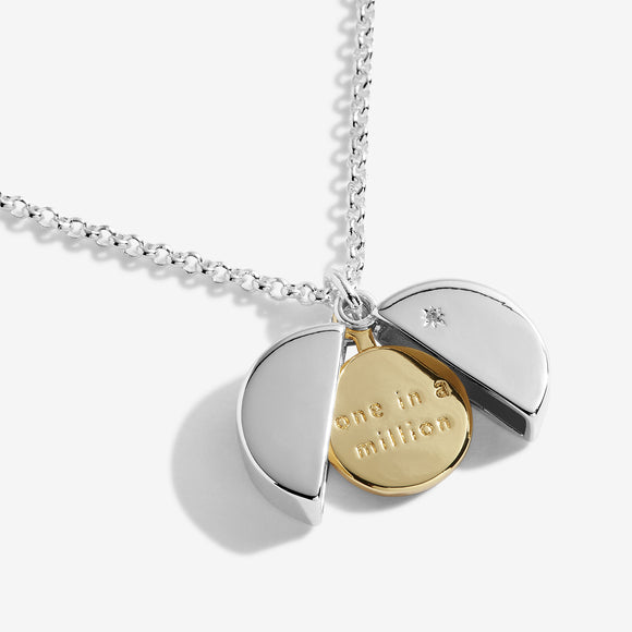 Joma Jewellery Sweet Sentiment Lockets One in A Million Necklace - Gifteasy Online