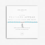 Colour Pop A Little 'Feathers Appear When Loved Ones Are Near'  Bracelet By Joma Jewellery - Gifteasy Online