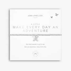 A Little 'Make Every Day An Adventure' Bracelet By Joma Jewellery - Gifteasy Online