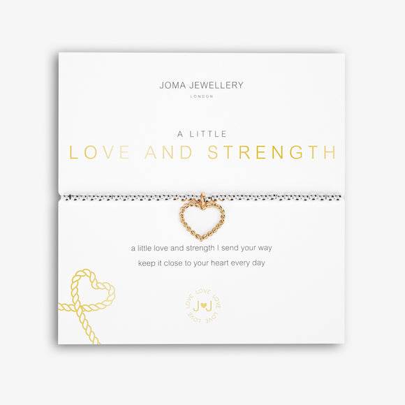 A Little  'Love And Strength' Bracelet By Joma Jewellery - Gifteasy Online