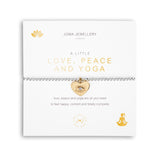 A Little 'Love, Peace And Yoga'   Bracelet By Joma Jewellery - Gifteasy Online