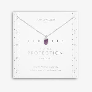 Affirmation Crystal A Little Protection' Necklace By Joma Jewellery - Gifteasy Online