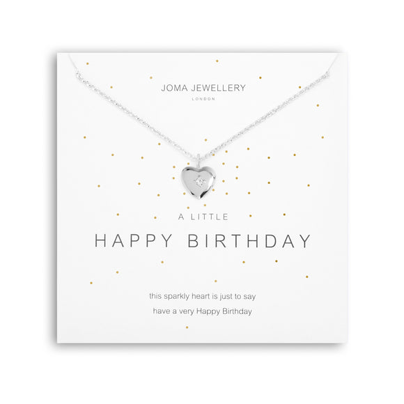 A Little 'Happy Birthday' Necklace By Joma Jewellery - Gifteasy Online