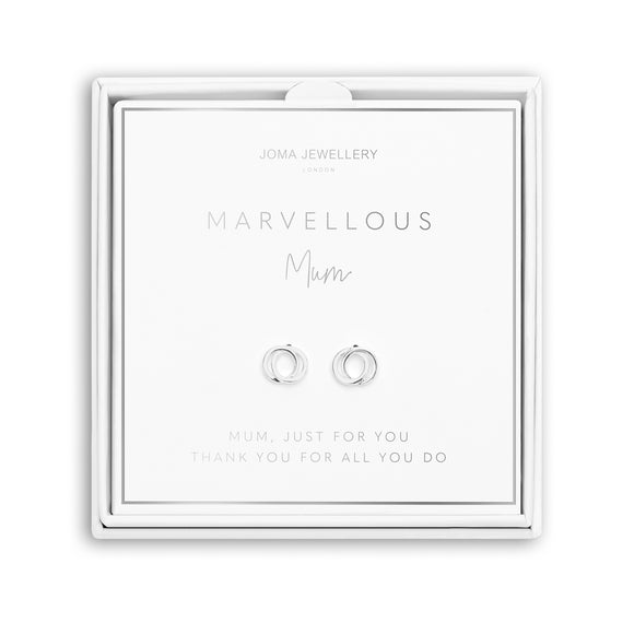 Beautifully Boxed A Little Marvellous Mum Earrings by Joma Jewellery - Gifteasy Online