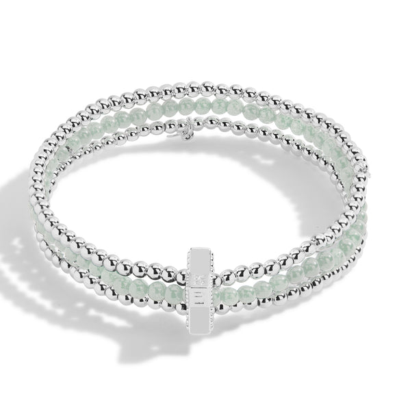 Joma Jewellery Wellness Stones '`Luck' Amazonite Bracelet - Gifteasy Online