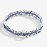 Joma Jewellery Wellness Stones 'Courage' Blue Lace Agate Bracelet - Gifteasy Online