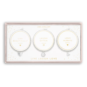 'Live Laugh Love' Celebration Set by Joma Jewellery - Gifteasy Online