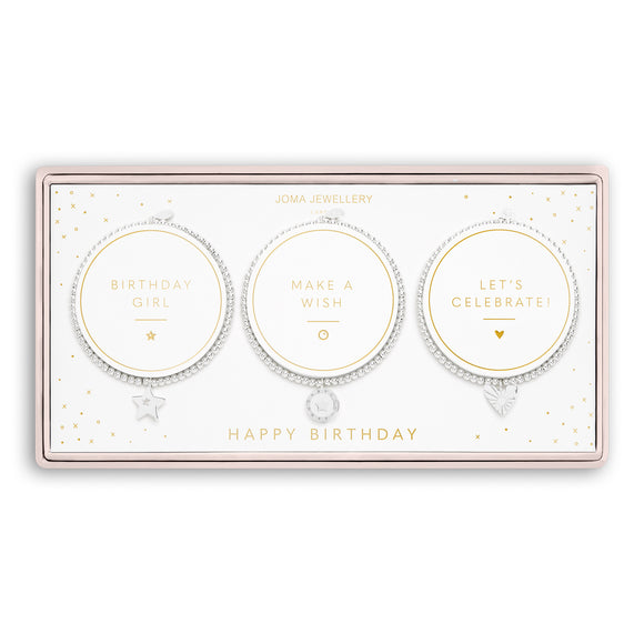 'Happy Birthday' Celebration Set by Joma Jewellery - Gifteasy Online