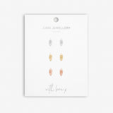 Florence Feathers Earring Set   by Joma Jewellery - Gifteasy Online