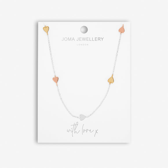 Joma Jewellery  Florence Hearts Necklace - Gifteasy Online