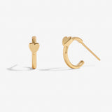 Florence Heart Hoops Earrings Set   by Joma Jewellery - Gifteasy Online