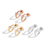 Florence Heart Hoops Earrings Set   by Joma Jewellery - Gifteasy Online