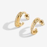 Statement Studs Hoop Earrings  by Joma Jewellery - Gifteasy Online