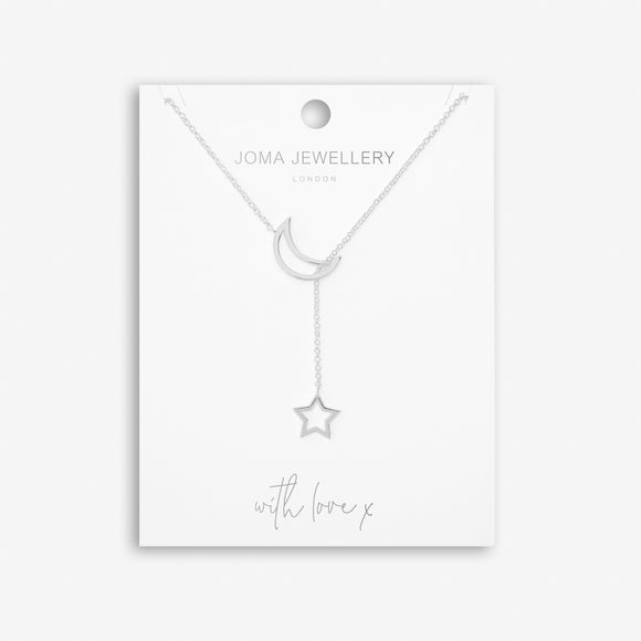 Joma Jewellery  Lyra Moon Lariats Necklace - Gifteasy Online