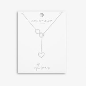 Joma Jewellery  Lyra Infinity Lariats Necklace - Gifteasy Online