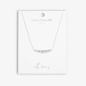 Joma Jewellery Sienna Sparkle Graduating Crystal Necklace - Gifteasy Online