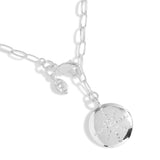 Joma Jewellery Nova Crystal Lariat Silver Necklace - Gifteasy Online