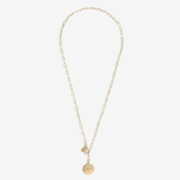 Joma Jewellery Nova Crystal Lariat Gold Necklace - Gifteasy Online