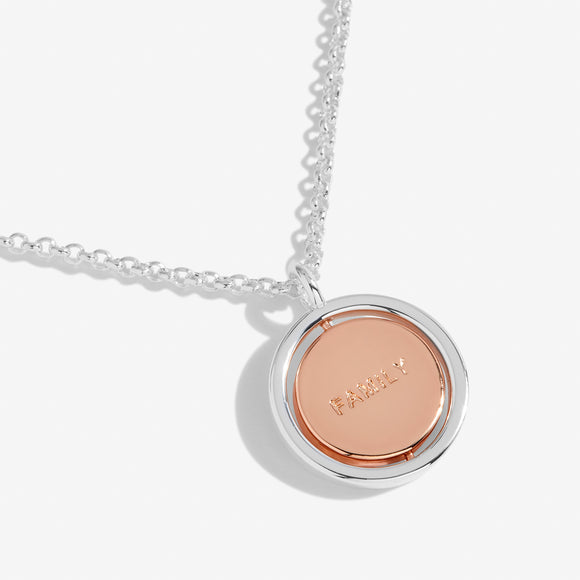 Joma Jewellery Sentiment Spinners Family Necklace - Gifteasy Online