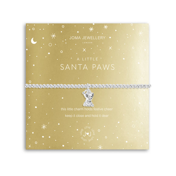 Joma Jewellery A Little 'Santa Paws' Bracelet - Gifteasy Online
