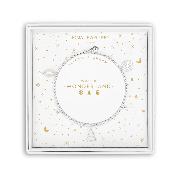 Joma Jewellery  Life's A Charm collection, the 'Winter Wonderland' Bracelet - Gifteasy Online