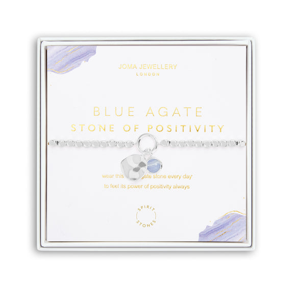 Joma Jewellery Spirit Stones Blue Agate Bracelet - Gifteasy Online