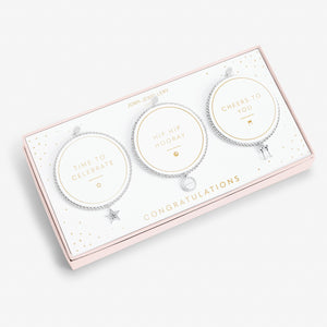 'Congratulations' Celebration Set by Joma Jewellery - Gifteasy Online