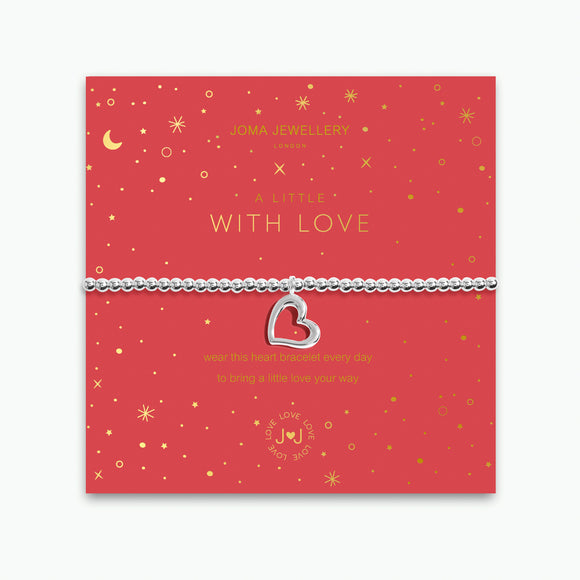 Joma Jewellery Christmas A Little 'With Love' Bracelet - Gifteasy Online