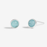March Birthstone Boxed Earrings  by Joma Jewellery