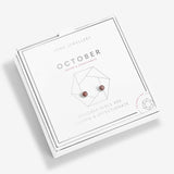 October Birthstone Boxed Earrings  by Joma Jewellery