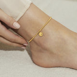 Joma Jewellery Gold Sun Anklet