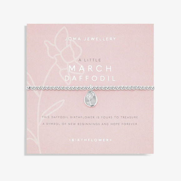 Joma jewellery A Little Birthflower March Daffodil Bracelet