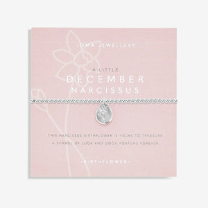 Joma jewellery A Little Birthflower December Narcissus Bracelet