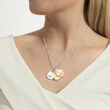Affirmation Discs 'Mindfulness' Necklace By Joma Jewellery