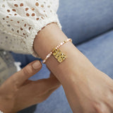 Joma Jewellery Summer Solstice Pink Shell Gold Bracelet