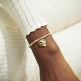 Joma Jewellery Summer Solstice White Shell Gold Bracelet