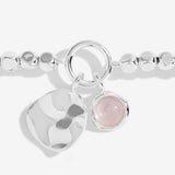 Joma Jewellery Spirit Stones Rose Crystal Silver Bracelet