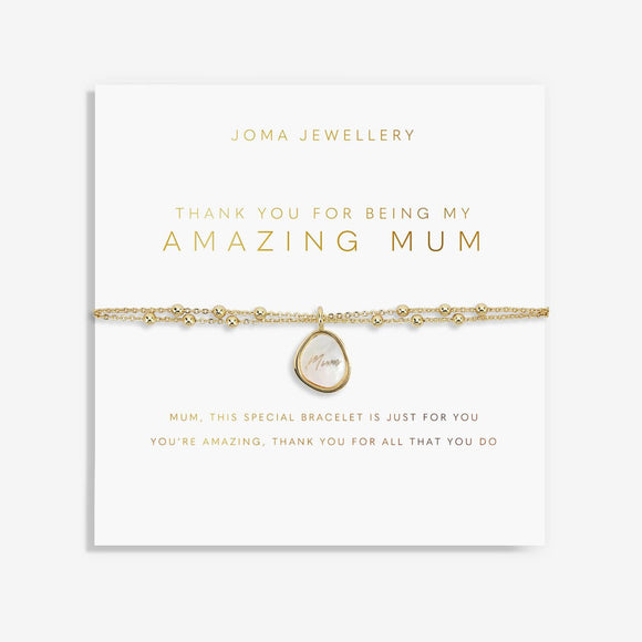 Joma Jewellery My Moments 'Thank You For Being My Amazing Mum' Bracelet
