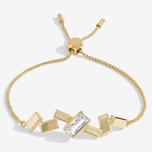 Joma Jewellery Bracelet Bar Gold Baguette Bracelet