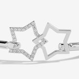 Joma Jewellery Bracelet Bar Silver Star Bangle