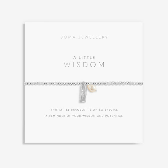 A Little Wisdom Pearl  Bracelet By Joma Jewellery