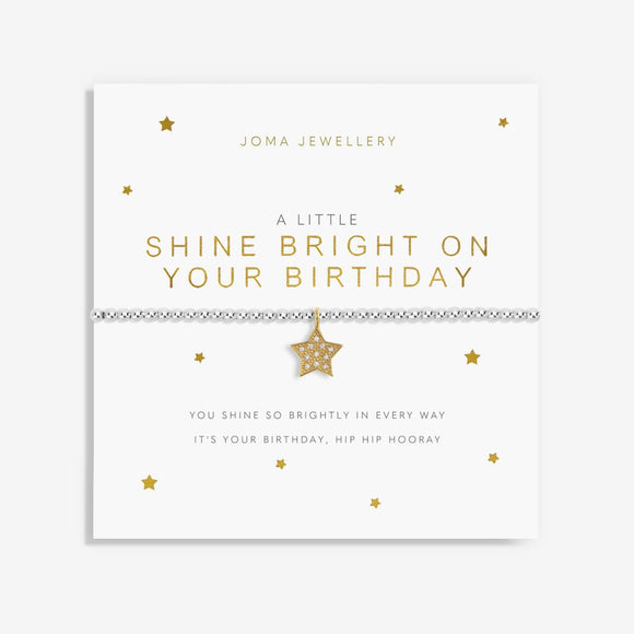 A Little Shine Bright on Your Birthday  Bracelet By Joma Jewellery
