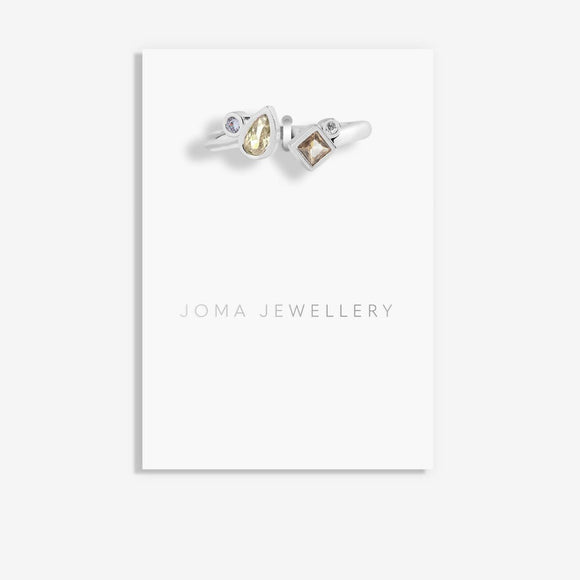 Radiant Treasures Gems Ring By Joma Jewellery
