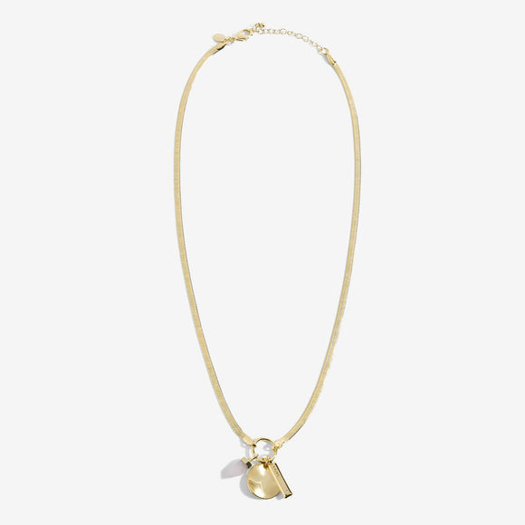 Riva Love Rose Quartz  Necklace By Joma Jewellery