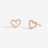 Florence Heart Trio Earrings By Joma Jewellery